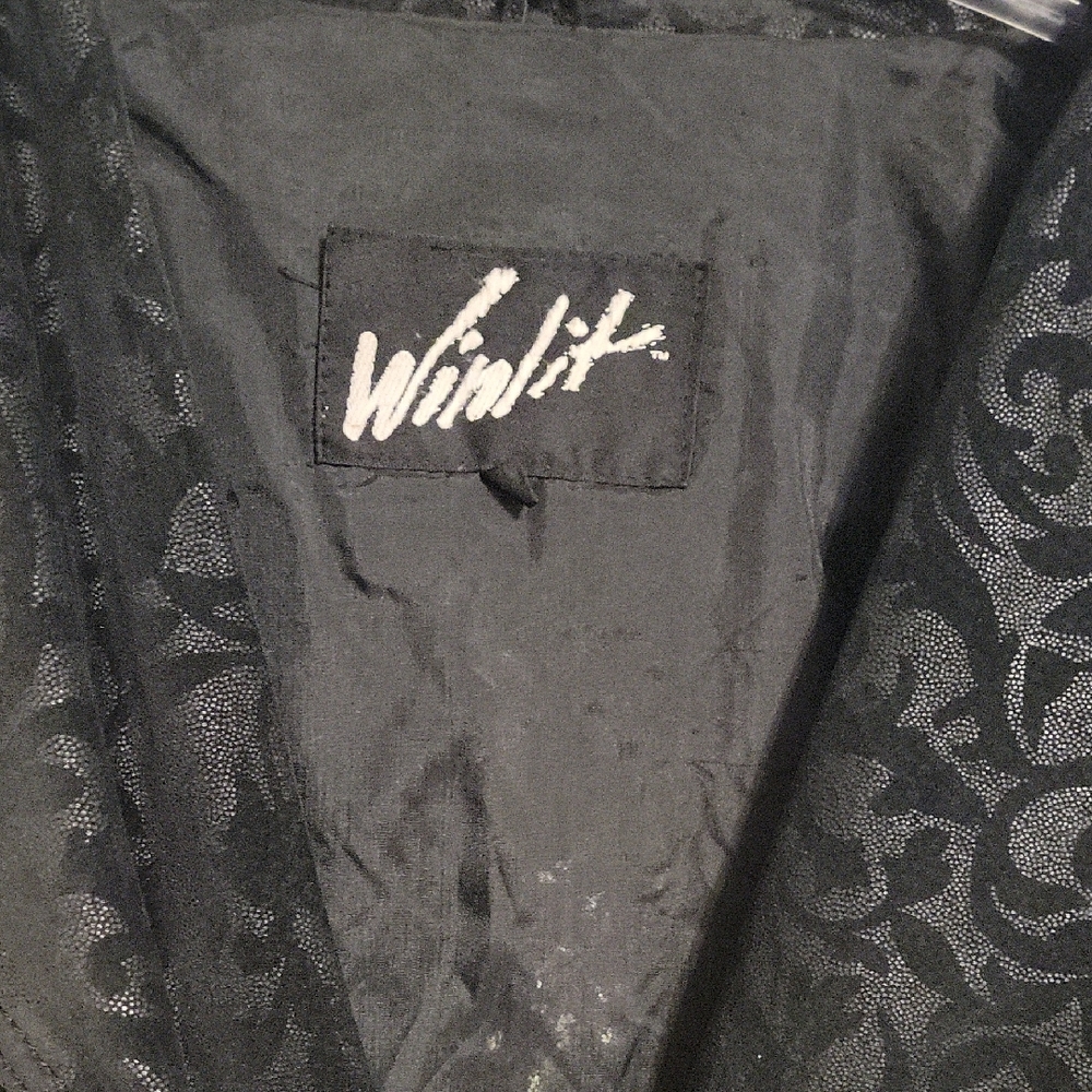 Winlit Black Patterned Jacket - Picture 2 of 6